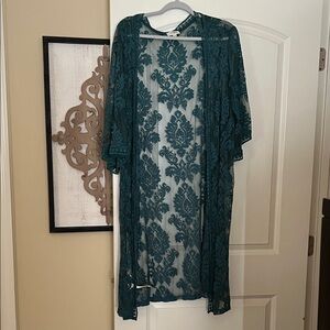 Umgee Dark Green Lace Overlay